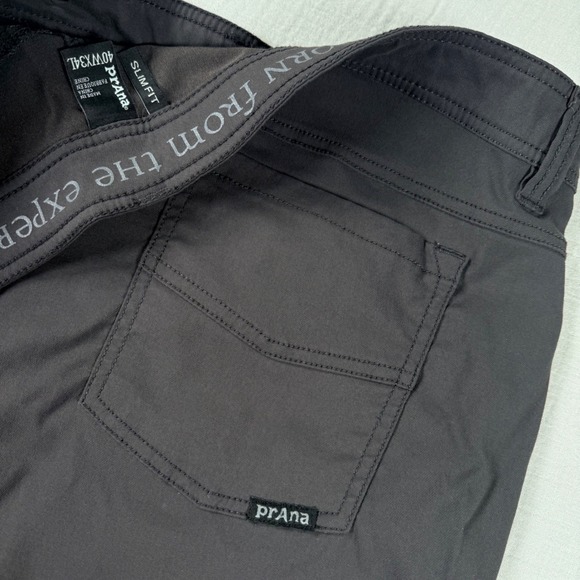 Prana Other - Prana Brion Pant Charcoal Gray Mens 40x34 Slim‎ Fit Hiking Outdoor M4BN34312